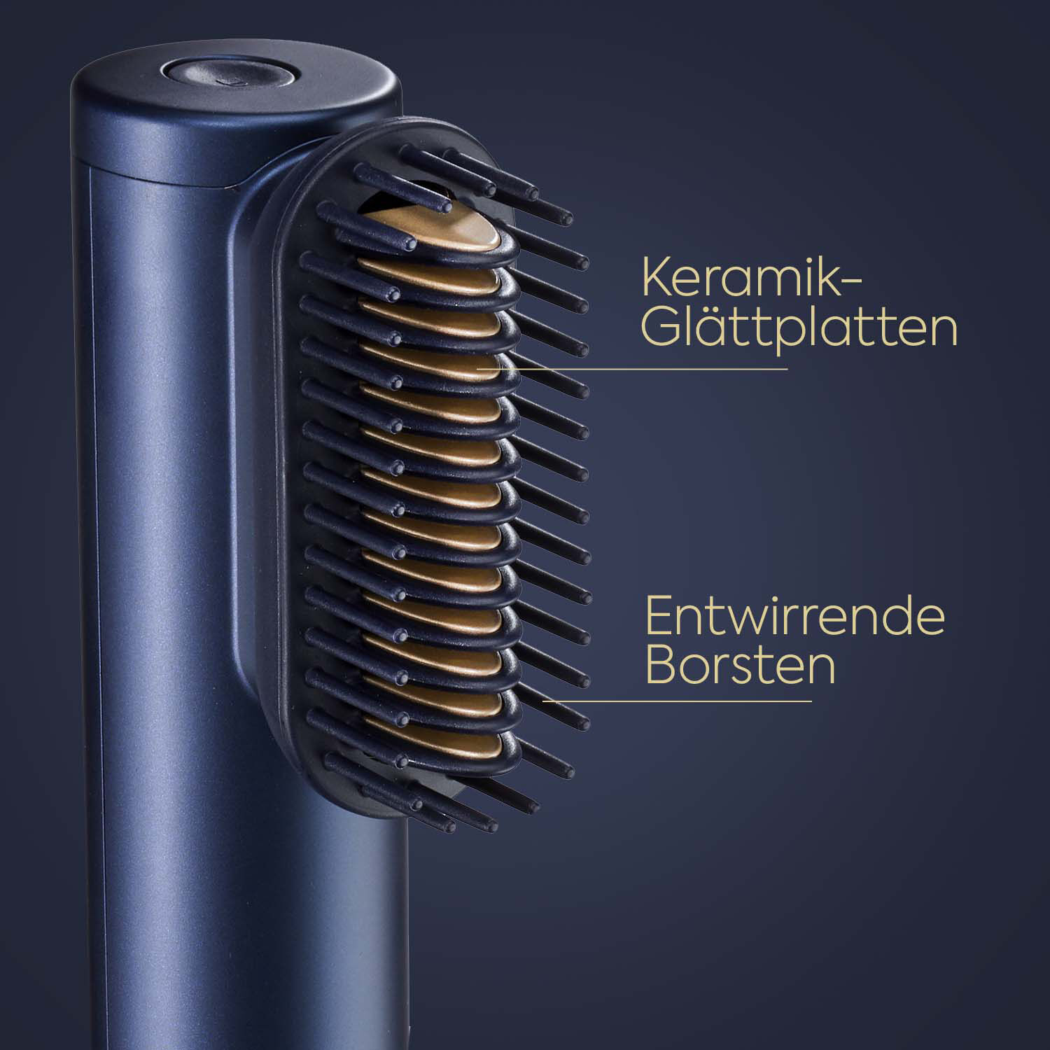 Keramik-Gl&auml;ttplatten. Entwirrende Borsten. 